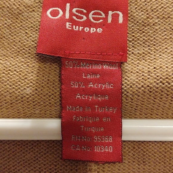 Olsen merino wool cable-knit jacquard sweater - Picture 8 of 11